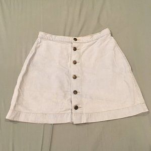 American Apparel Button Down Mini Skirt